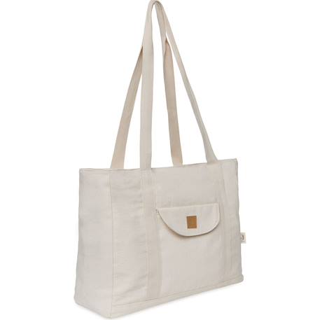 Tote bag à langer twill natural Beige, écru 3 - vertbaudet enfant 