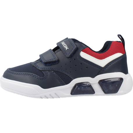 Basket garçon modèle j illuminus boy Blanc c0050+Bleu c0735 8 - vertbaudet enfant 