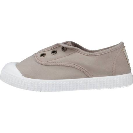 Basket garçon sans lacets à enfiler Beige+Blanc+Bleu azul+Bleu marine 2 - vertbaudet enfant 