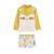 Maillot de bain garçon 2 pièces t-shirt de protection uv et boxer baroudeur Jaune 2 - vertbaudet enfant 