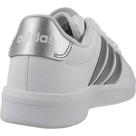 Baskets garçon en textile court classique Blanc white 3 - vertbaudet enfant 