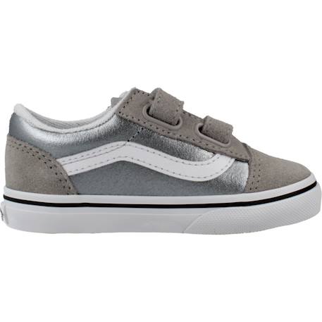 Baskets enfant garçon en tricot Argent plata 1 - vertbaudet enfant 