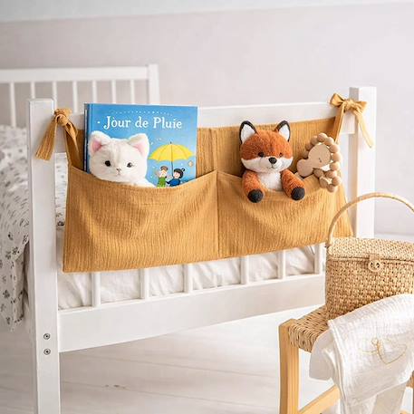 Range doudou en coton bio vichy Blanc+Fraise+Honey+Rose+Vichy 14 - vertbaudet enfant 
