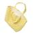 Sac cabas en gaze de coton matelassé imprimé Jaune 3 - vertbaudet enfant 