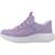 Baskets enfant fille légère souple Bleu mnt+Noir blk+Rose ltpk+Violet lav 20 - vertbaudet enfant 