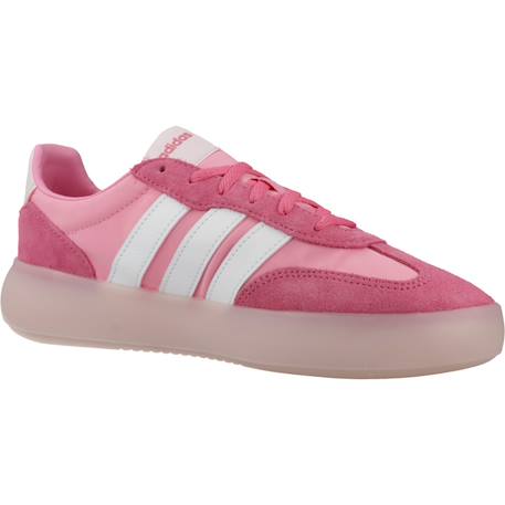 Baskets fille en cuir à lacets urbain Rose pink 5 - vertbaudet enfant 