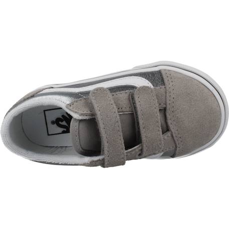 Baskets enfant garçon en tricot Argent plata 6 - vertbaudet enfant 