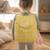 Sac à dos maternelle en coton Jaune+Rose+Vert 1 - vertbaudet enfant 
