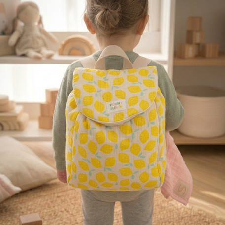 Bébé-Accessoires-Sac-Sac à dos maternelle en coton