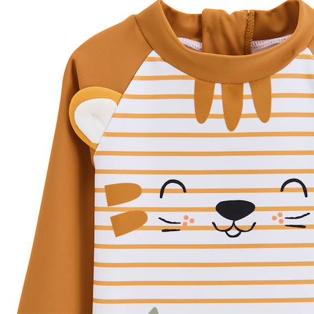 Maillot de bain garçon 2 pièces t-shirt de protection uv et boxer mio Camel 3 - vertbaudet enfant 