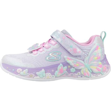 Baskets enfant fille légère souple Rose+Violet 8 - vertbaudet enfant 