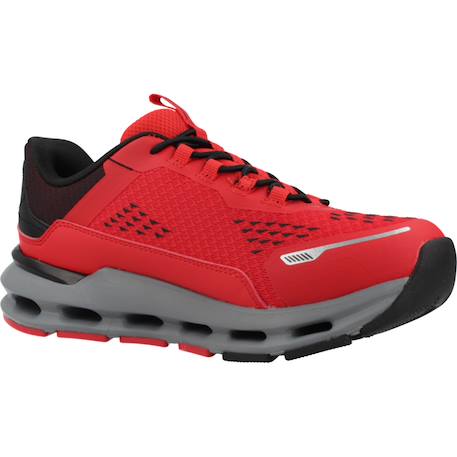 Basket glide step plus vista lane Blanc+Gris+Rouge 17 - vertbaudet enfant 