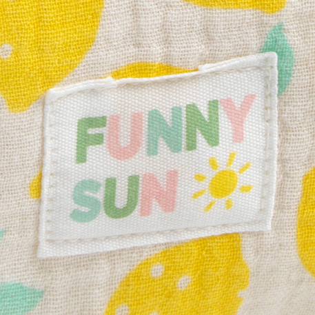 Trousse de toilette en coton imprimé - pop Jaune+Rose+Vert 3 - vertbaudet enfant 