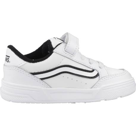 Baskets enfant garçon en cuir Blanc whtblk 1 - vertbaudet enfant 