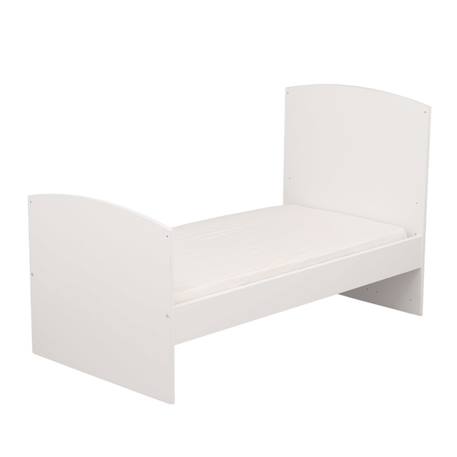 Lit bébé évolutif 70x140 - little big bed - têtes de lit panneaux - milann Blanc 2 - vertbaudet enfant 