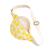 Sac banane enfant en gaze de coton imprimé citron Jaune 3 - vertbaudet enfant 
