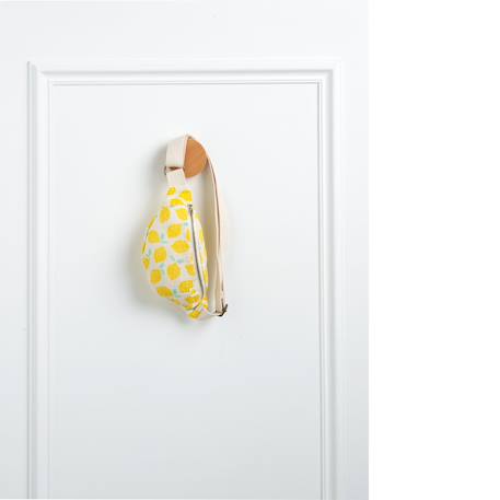 Sac banane enfant en gaze de coton imprimé citron Jaune 2 - vertbaudet enfant 