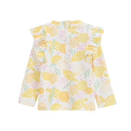 Maillot de bain fille 2 pièces t-shirt de protection uv et culotte porticcio Jaune 5 - vertbaudet enfant 