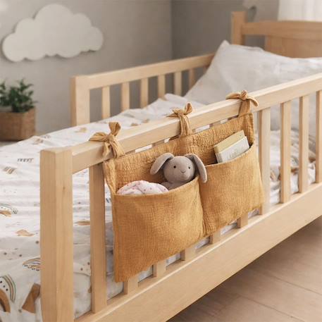 Range doudou en coton bio vichy Blanc+Fraise+Honey+Rose+Vichy 17 - vertbaudet enfant 