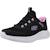 Baskets enfant fille légère souple Noir blk+Rose ltpk 4 - vertbaudet enfant 