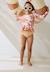 Maillot de bain fille 2 pièces t-shirt de protection uv et culotte cassis Corail 1 - vertbaudet enfant 