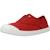Basket fille sans lacets à enfiler Rose nude+Rouge 10 - vertbaudet enfant 