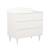 Chambre bébé 3 pièces milann, lit bébé 120x60, commode à langer et armoire 2 portes - milann Blanc 5 - vertbaudet enfant 