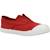 Basket fille sans lacets à enfiler Rose nude+Rouge 11 - vertbaudet enfant 