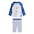 Maillot de bain garçon 2 pièces t-shirt et pantalon de protection uv brasilia Bleu 2 - vertbaudet enfant 