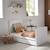 Lit bébé évolutif 70x140 - little big bed - têtes de lit panneaux - milann Blanc 4 - vertbaudet enfant 