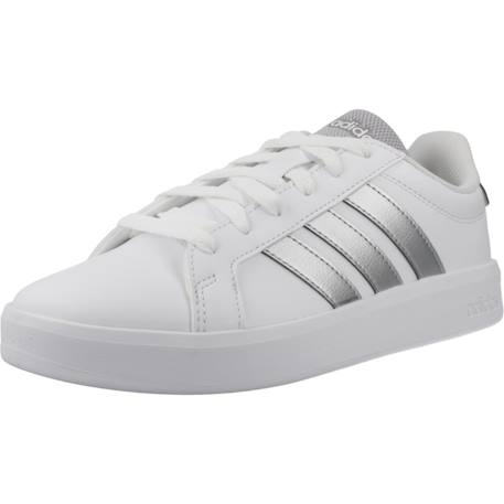 Baskets garçon en textile court classique Blanc white 4 - vertbaudet enfant 