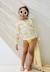 Maillot de bain fille 2 pièces t-shirt de protection uv et culotte porticcio Jaune 1 - vertbaudet enfant 
