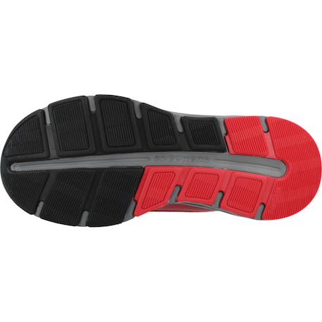 Basket glide step plus vista lane Blanc+Gris+Rouge 18 - vertbaudet enfant 
