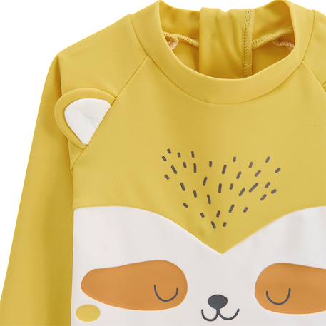 Maillot de bain garçon 2 pièces t-shirt de protection uv et boxer baroudeur Jaune 3 - vertbaudet enfant 