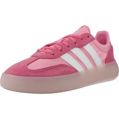 Baskets fille en cuir à lacets urbain Rose pink 4 - vertbaudet enfant 