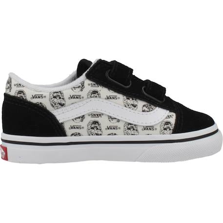 Baskets enfant garçon en textile Noir multi+Noir, blanc 1 - vertbaudet enfant 