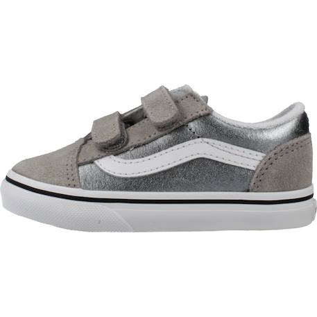 Baskets enfant garçon en tricot Argent plata 2 - vertbaudet enfant 