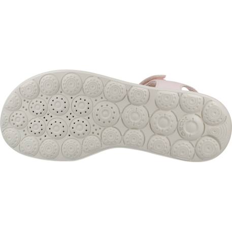 Sandales fille modèle j sandal puffypop Blanc+Blanc c0653+Rose 18 - vertbaudet enfant 