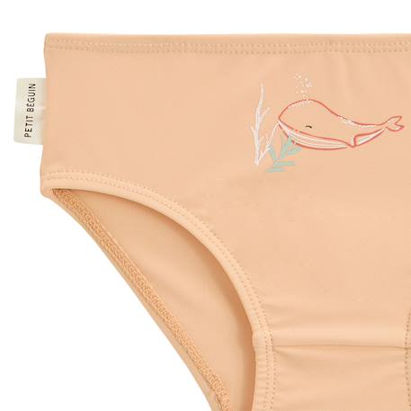 Maillot de bain fille 2 pièces t-shirt de protection uv et culotte cassis Corail 4 - vertbaudet enfant 
