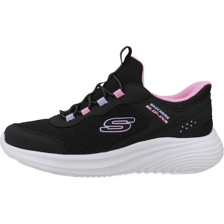 Baskets enfant fille légère souple Noir blk+Rose ltpk 2 - vertbaudet enfant 