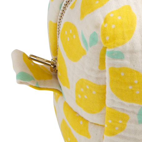 Trousse de toilette en coton imprimé - pop Jaune+Rose+Vert 4 - vertbaudet enfant 