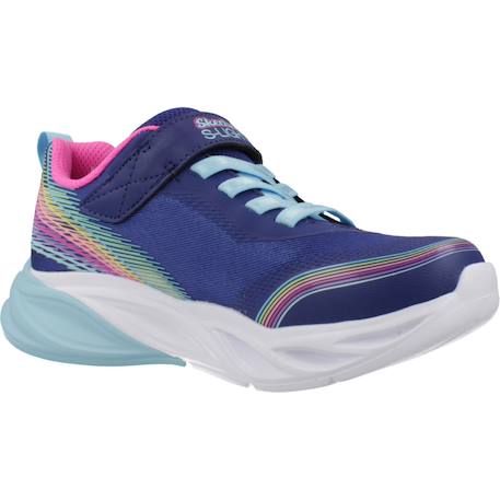 Basket fille synthétique lumineuse à led Bleu nuit 5 - vertbaudet enfant 
