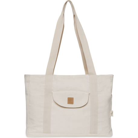 Tote bag à langer twill natural Beige, écru 2 - vertbaudet enfant 