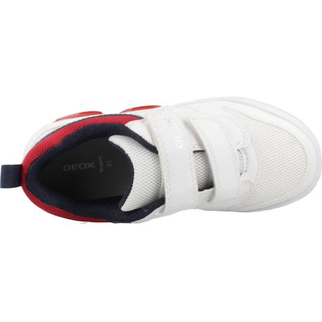 Basket garçon modèle j illuminus boy Blanc c0050+Bleu c0735 6 - vertbaudet enfant 