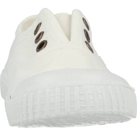 Basket garçon sans lacets à enfiler Beige+Blanc+Bleu azul+Bleu marine 12 - vertbaudet enfant 