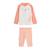 Maillot de bain fille 2 pièces t-shirt et pantalon de protection uv calvi Corail 2 - vertbaudet enfant 