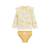 Maillot de bain fille 2 pièces t-shirt de protection uv et culotte porticcio Jaune 2 - vertbaudet enfant 
