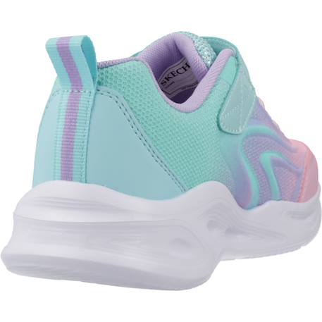 Basket fille synthétique lumineuse à led Multicolore+Multicolore aqmt+Rose+Violet 3 - vertbaudet enfant 
