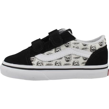 Baskets enfant garçon en textile Noir multi+Noir, blanc 2 - vertbaudet enfant 