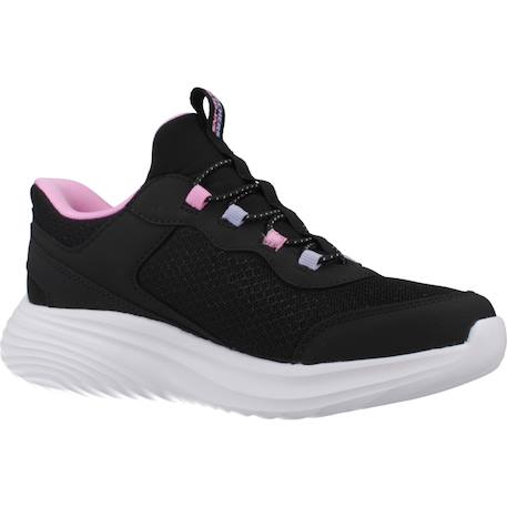 Baskets enfant fille légère souple Noir blk+Rose ltpk 5 - vertbaudet enfant 